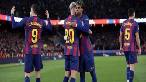 登贝莱法甲献“帽子戏法”，巴黎圣日耳曼大胜布雷斯特